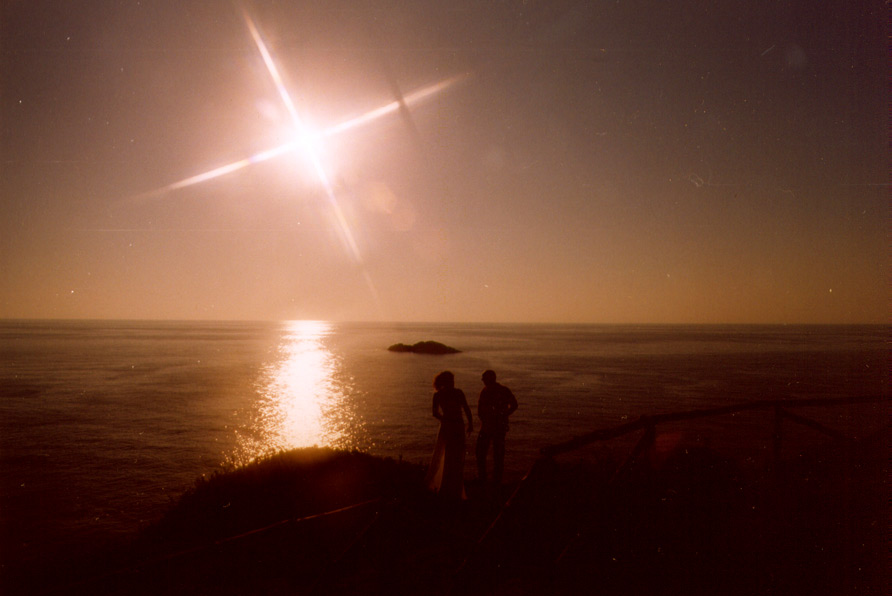 il tramonto di Ustica