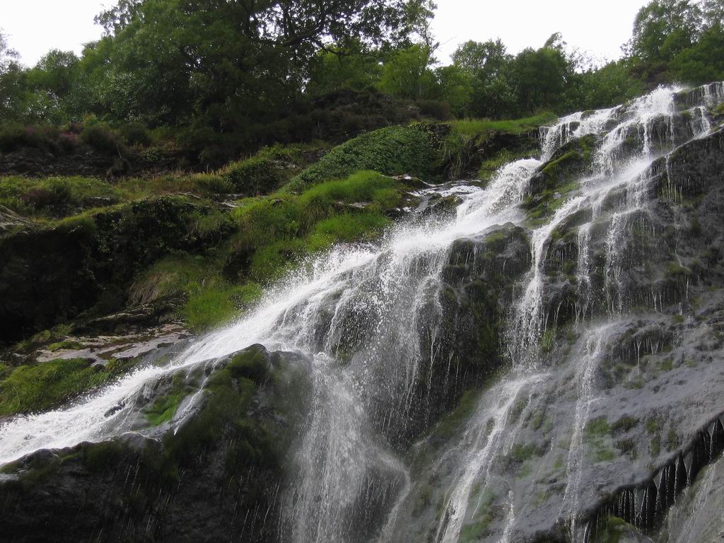Irish highest waterfall, Wicklow Dublin