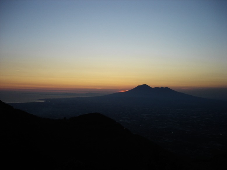 vesuvio dal valico di chiunzi