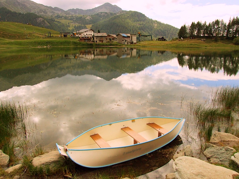 Una barca sulle nuvole