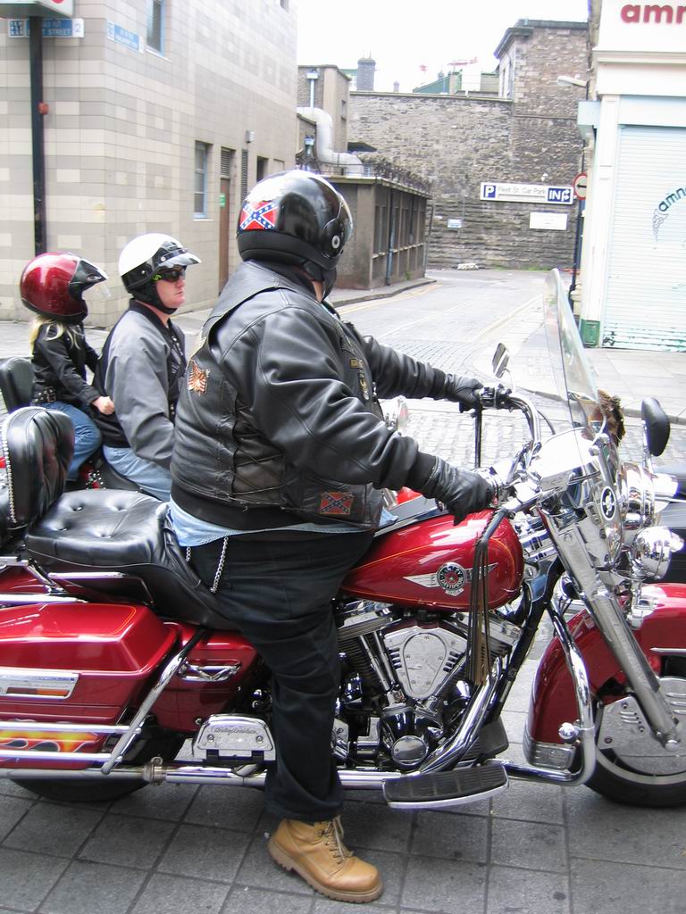 The fattest man on an Harley-Davidson