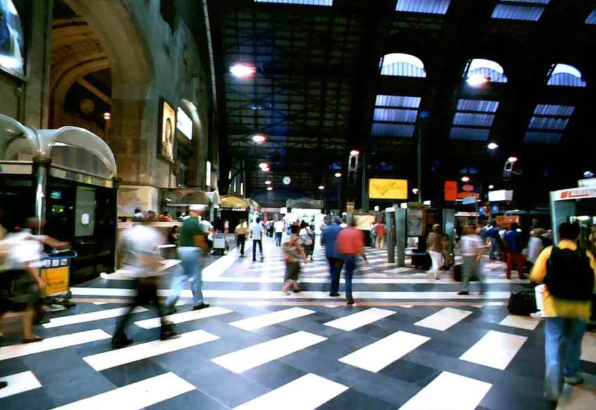 in stazione centrale