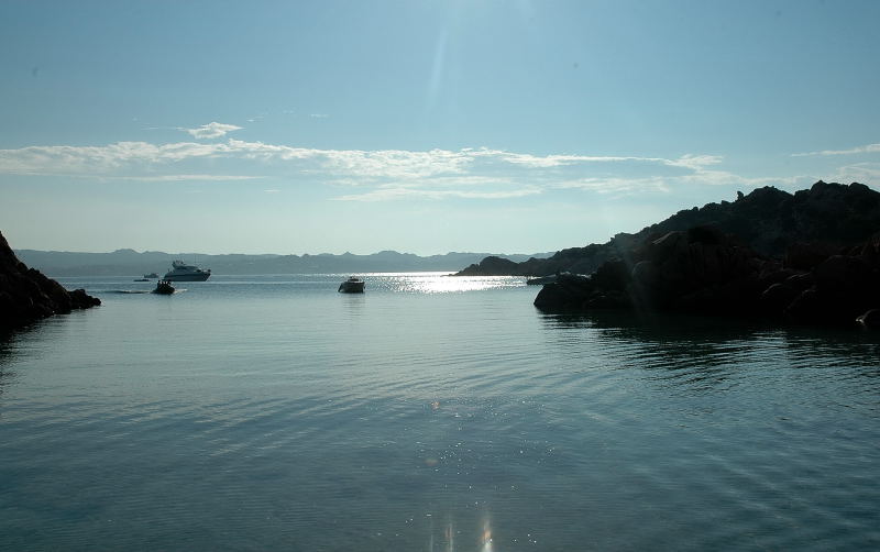 Caprera (La Maddalena) - controluce a Cala Napoletana
