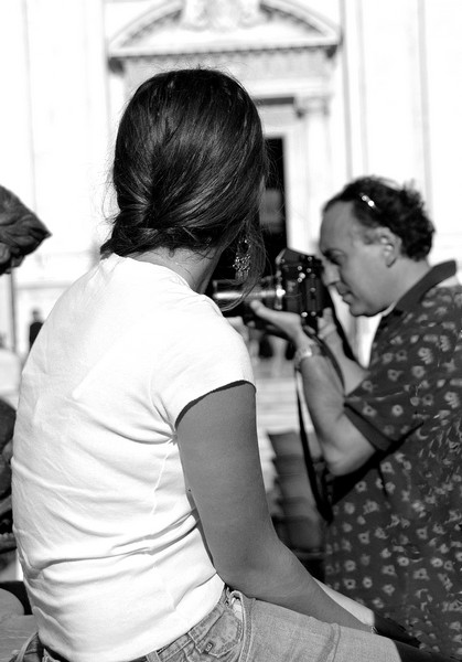 guardando schattare una foto