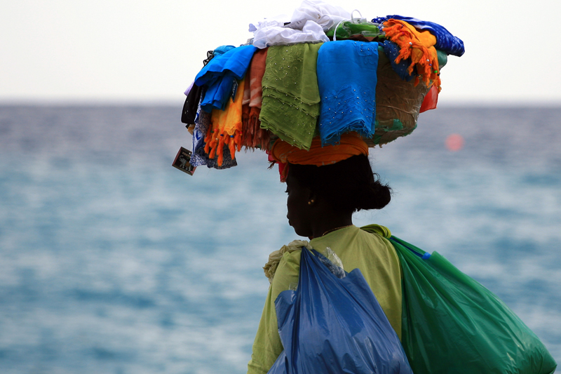commerciante (in spiaggia)
