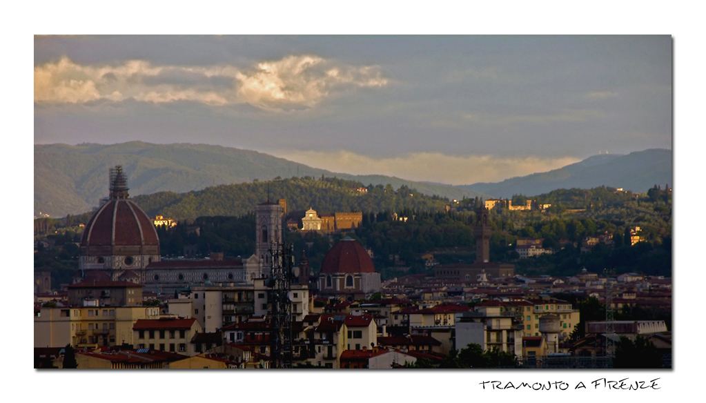 Tramonto a Firenze
