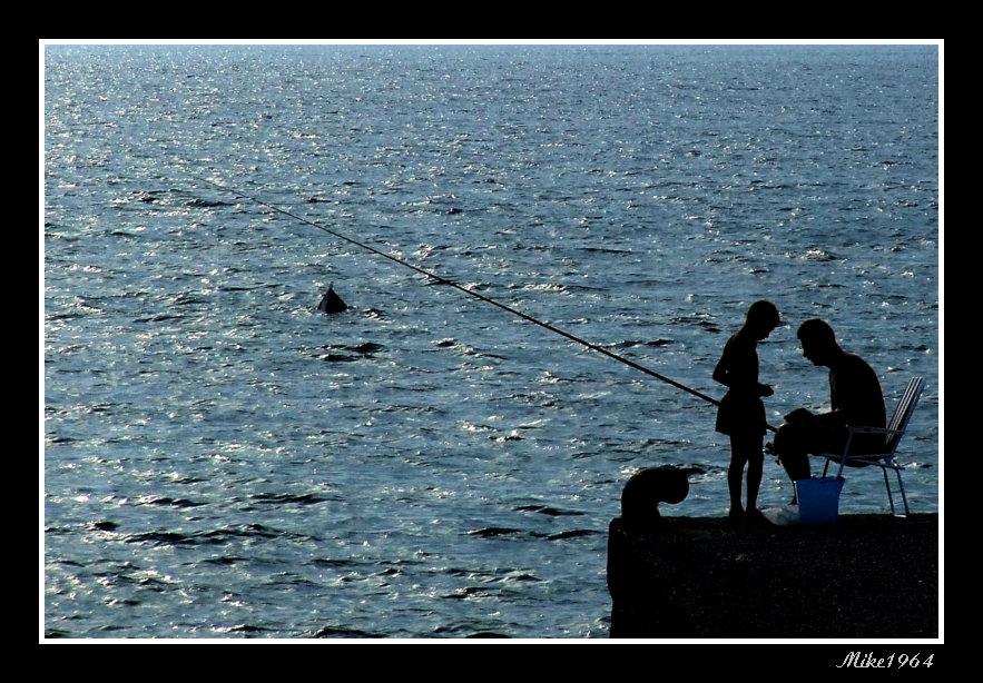 pesca in controluce