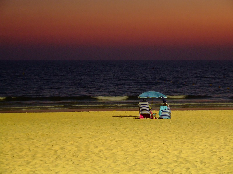 Tramonto sull'Oceano Atlantico