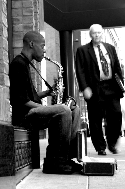 Soul man in 5th avenue