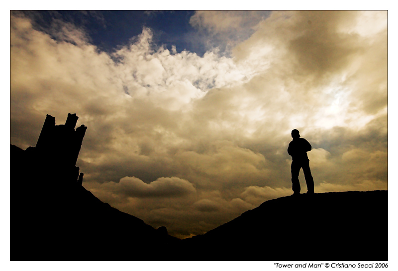 Tower and Man