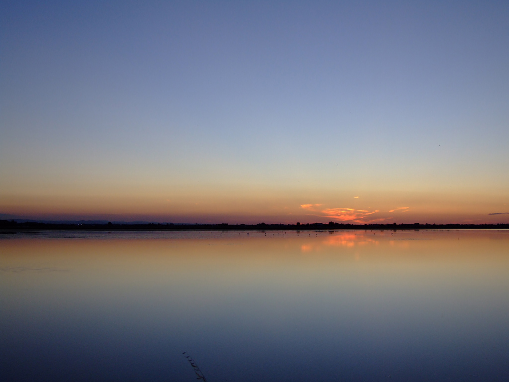riflessi di un tramonto