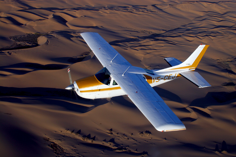 In volo sul Namib