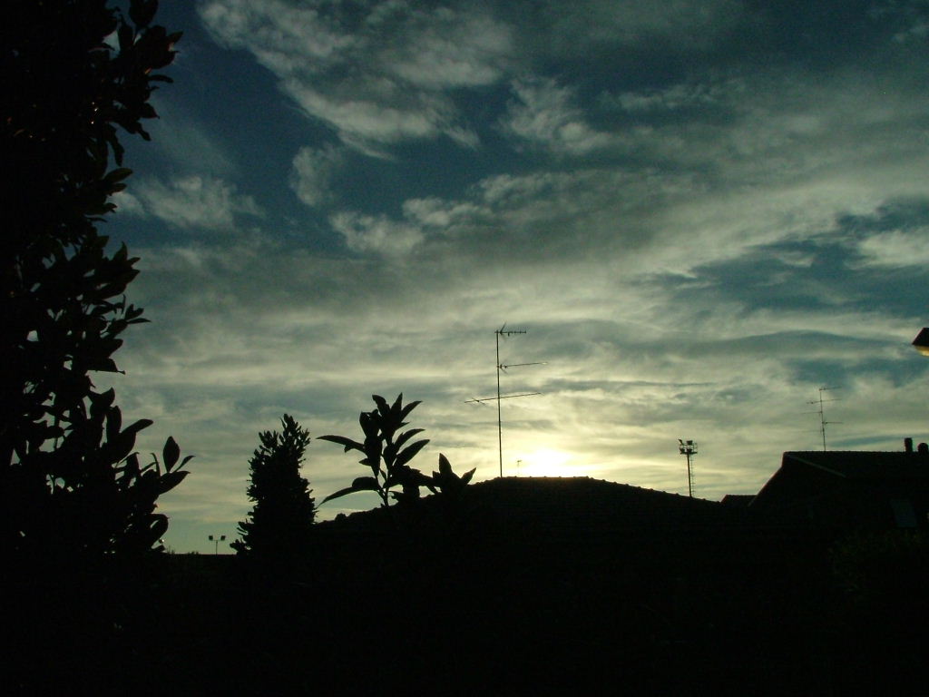 Siamo verso il tramonto...