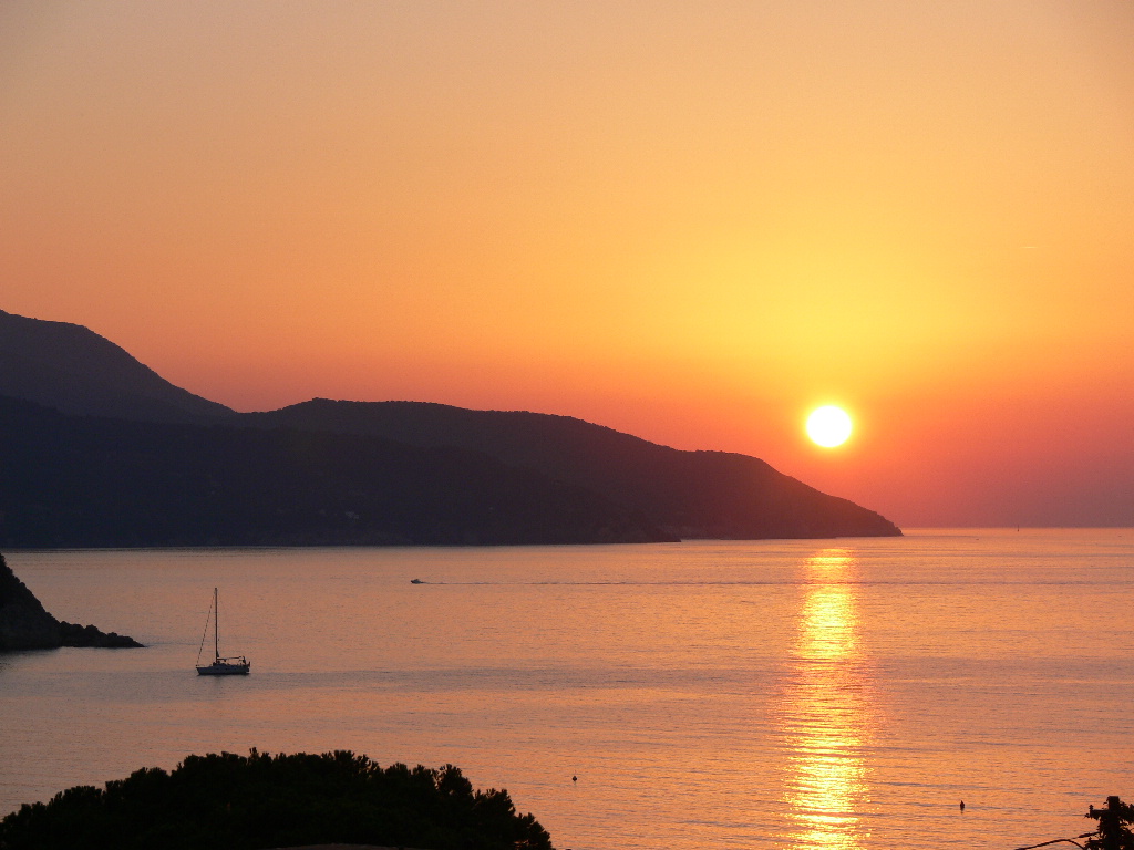 Tramonto all'isola d'Elba