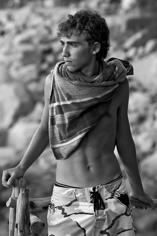 Guardando il tramonto.