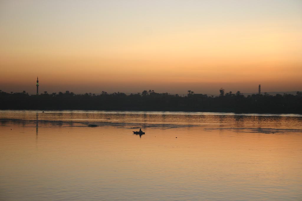 nilo al tramonto