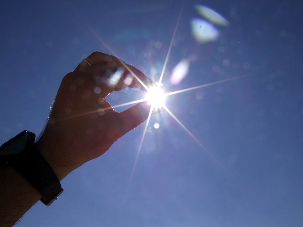 sun in my hand