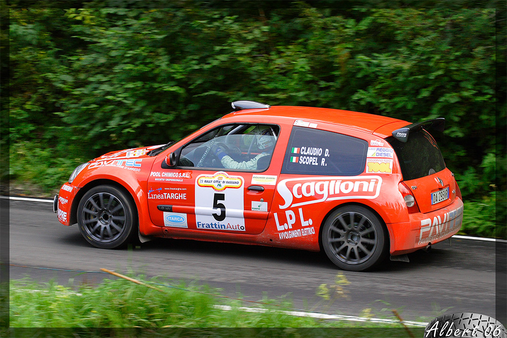 Clio al rally Bassano 06