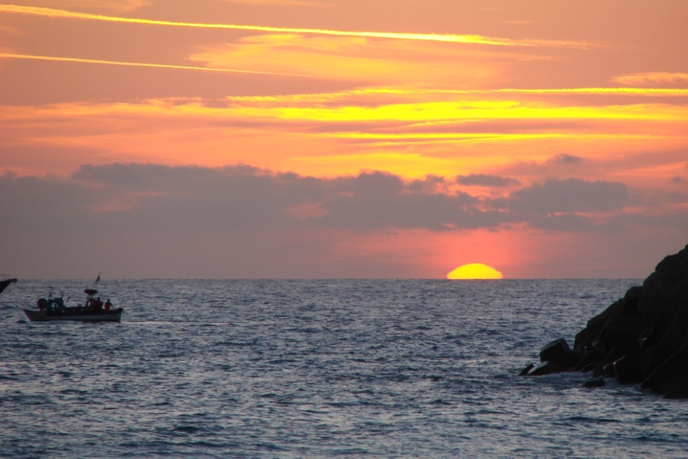 Tramonto a Rosignano