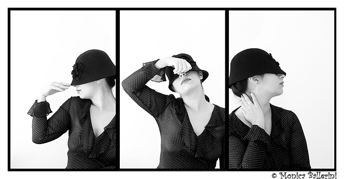 Donna con vecchio cappello