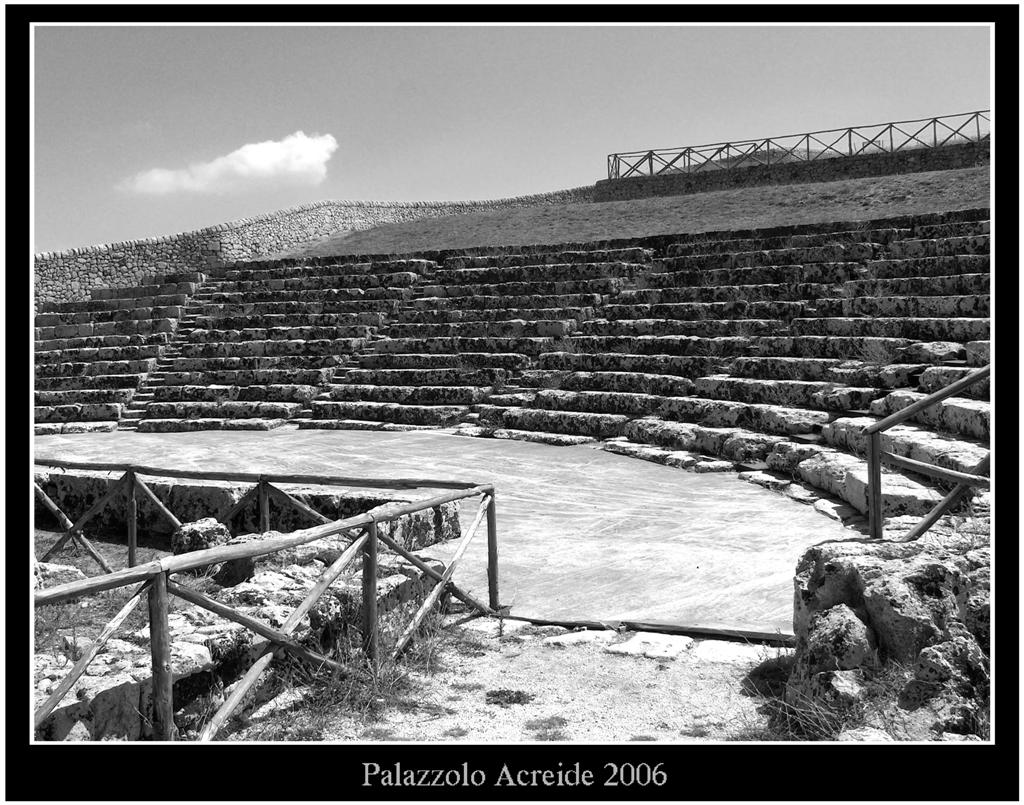 Teatro greco di Palazzolo Acreide (Sicilia)