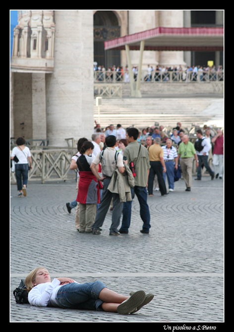 Un pisolino a S.Pietro