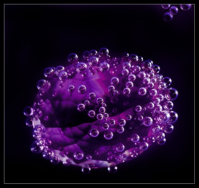 diamond and bubble...