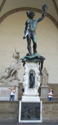 Perseo con la testa di Medusa.