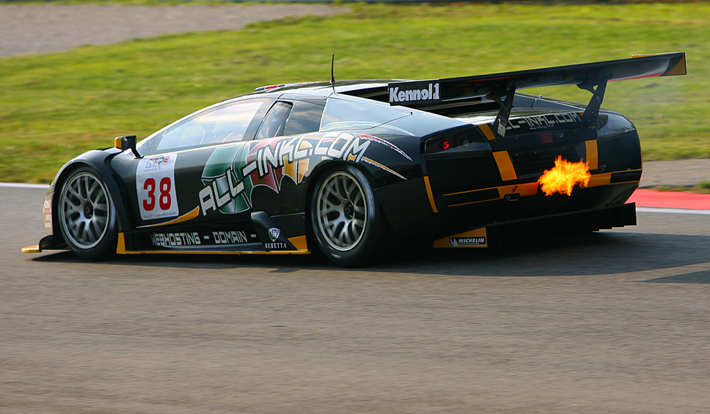 Lamborghini Murcielago fire