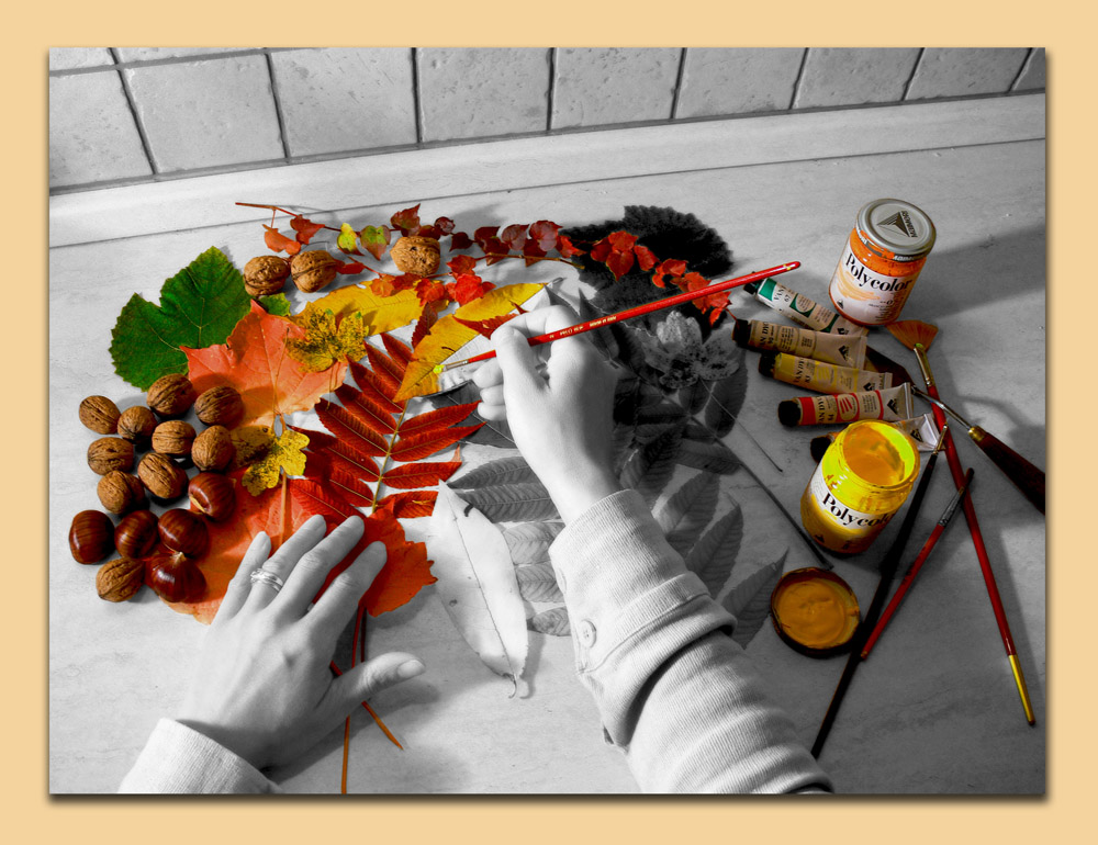 THE COLORS IN THE AUTUMN