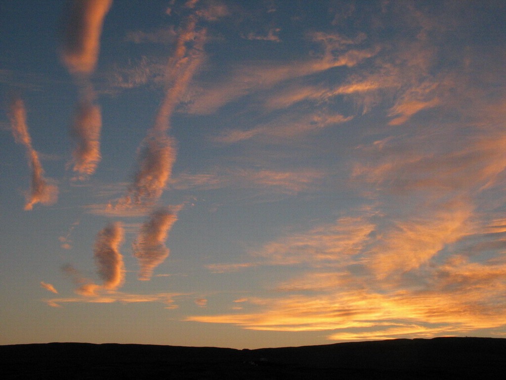 Sky in Shetland evening 2