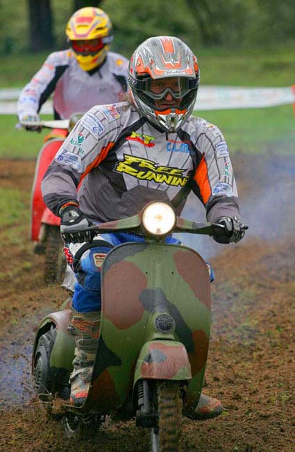 una vespa....che non vola