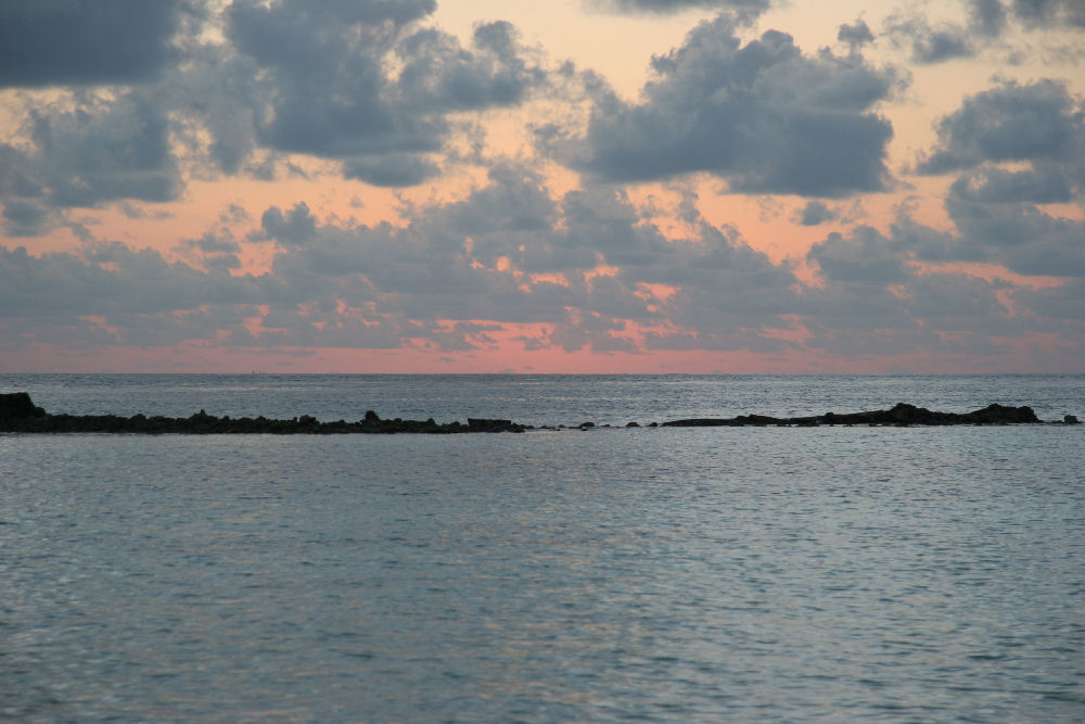 Maldives - Sunset Green Beam