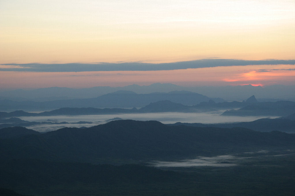 Myanmar - Dawn from Golden Rock Mountain