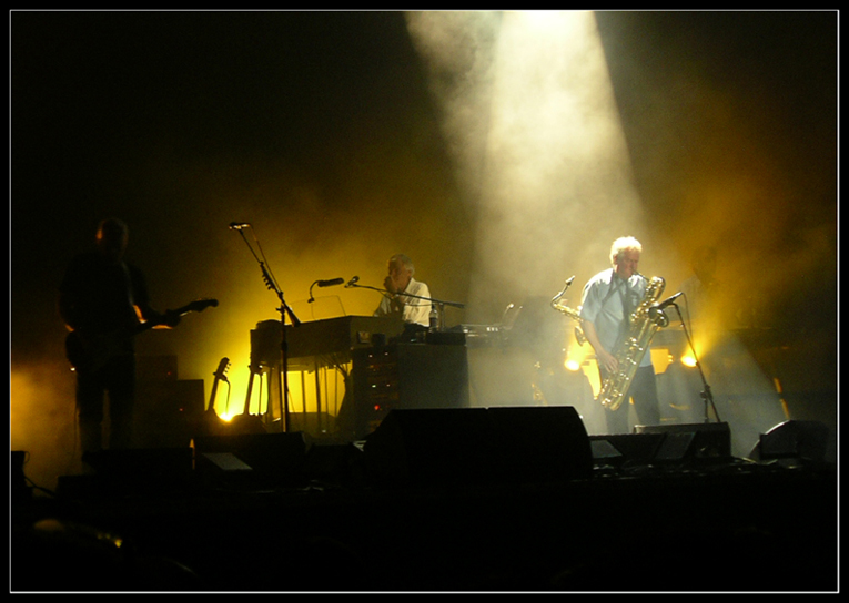 Gilmour, Wright and Dick Parry