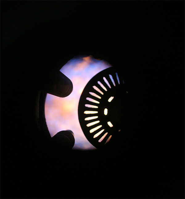 Dall� alta parte del vetro