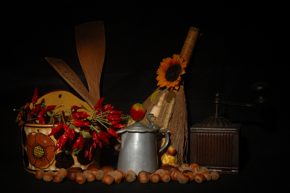 Nella vecchia cucina...