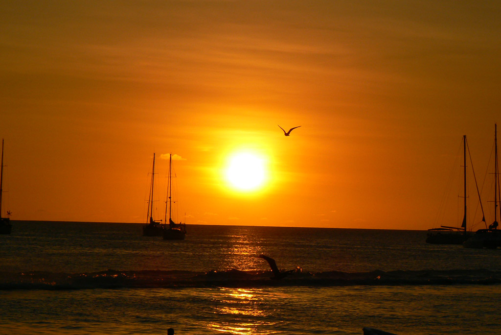 Tramonto a Los Roques