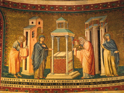 Santa Maria in Trastevere - mosaico