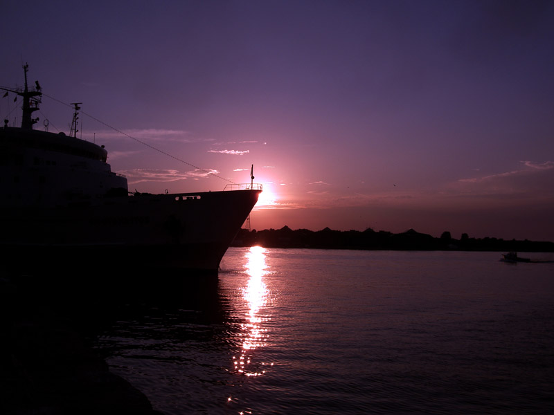 Il calore del tramonto...