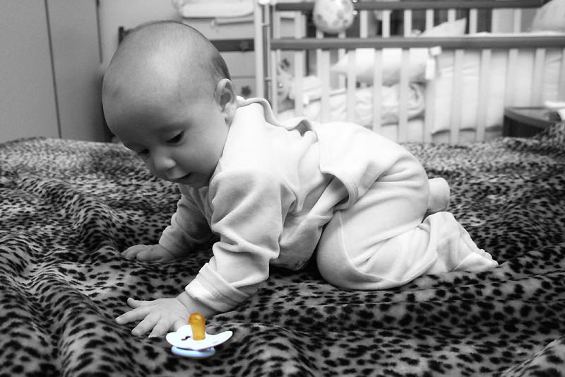 Mattia e il ciuccio!