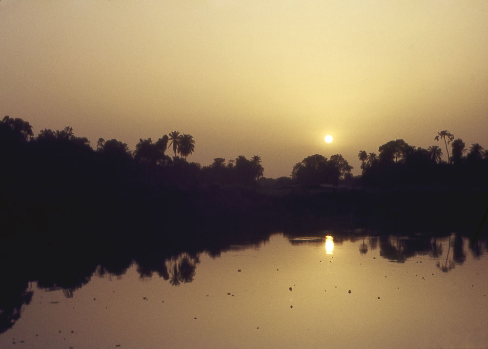 Tramonto sul Niger