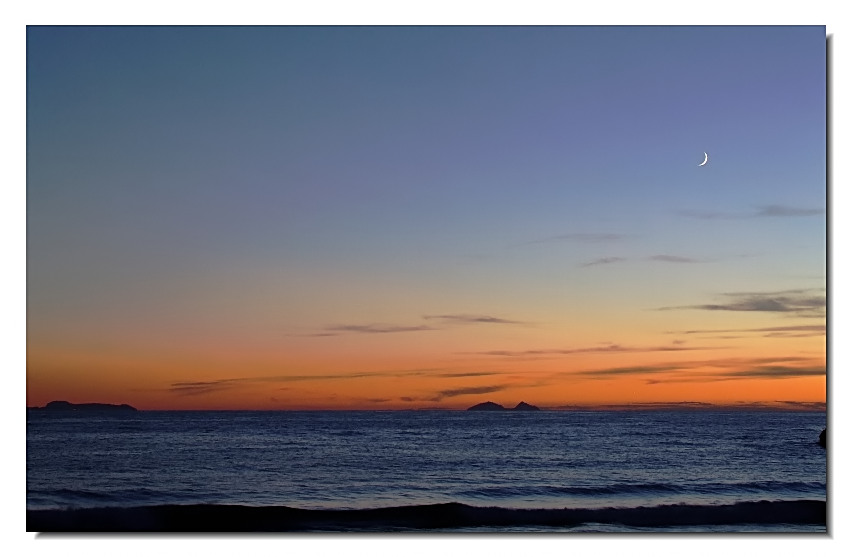 Isole pontine al tramonto