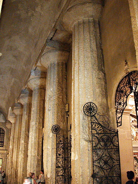 "Cattedrale di Sicacusa (interno)"