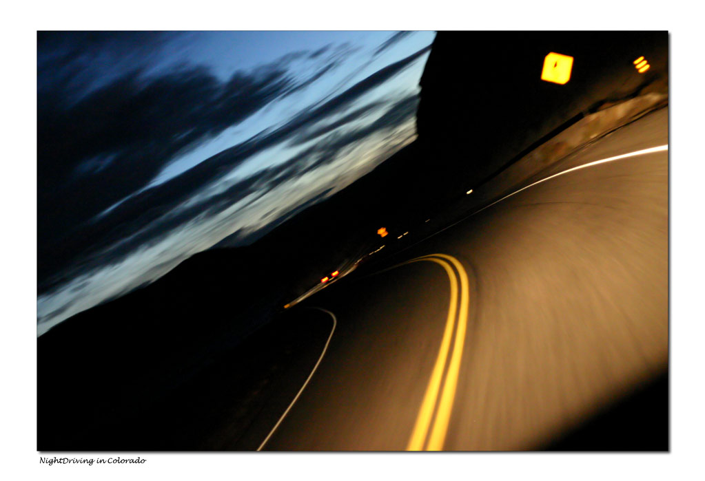Nightdriving in colorado