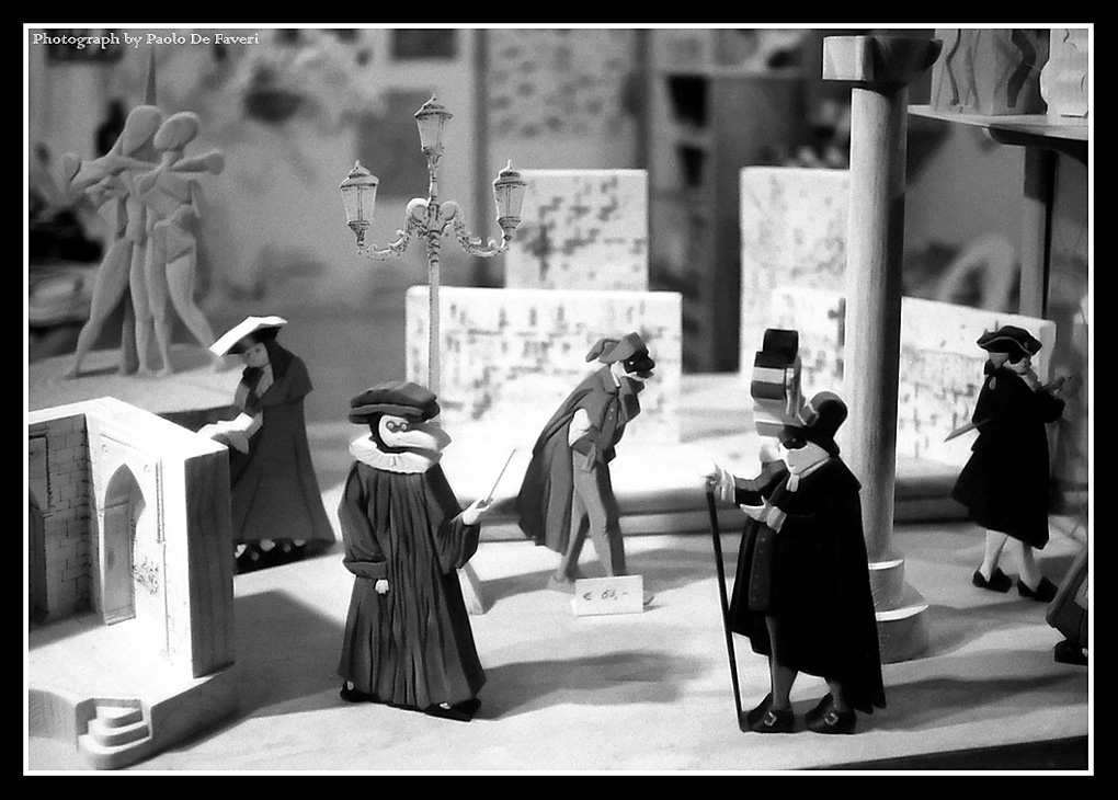 L'atelier di un artigiano a Venezia.