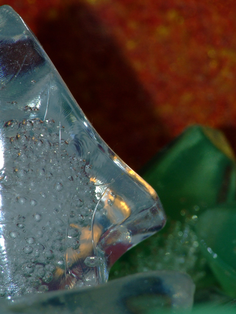 Alberello di natale ghiacciato..