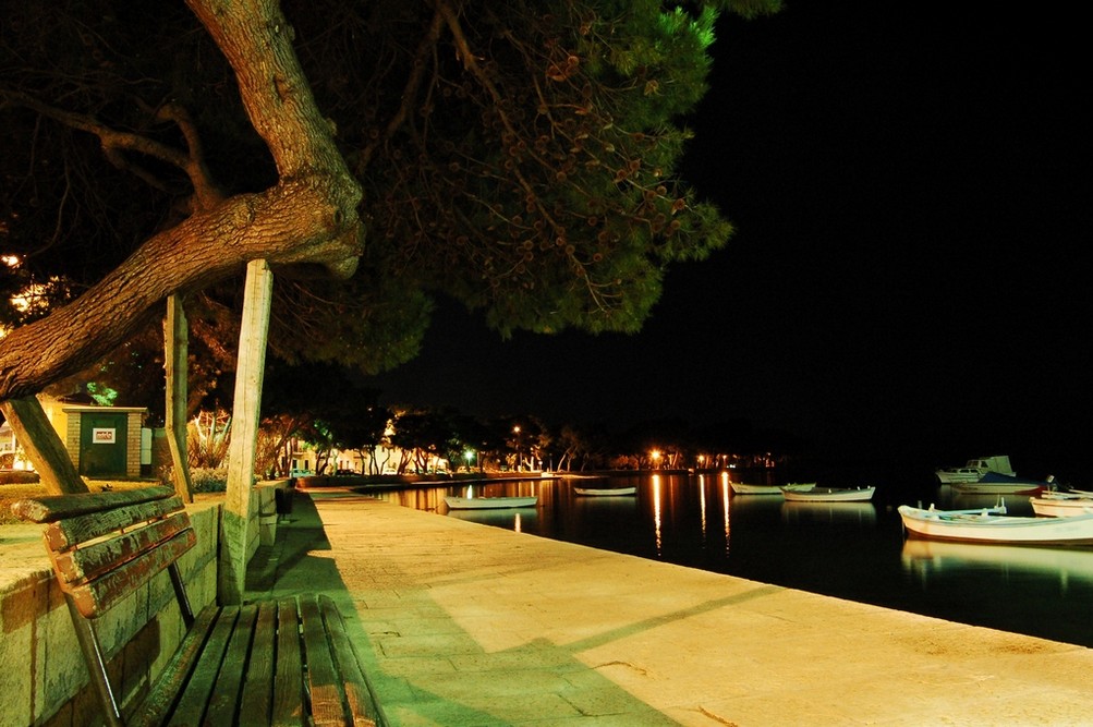 Fazana di notte
