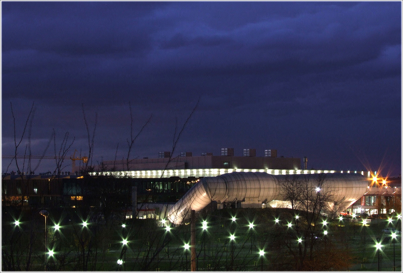 F1 Wind Tunnel By Night