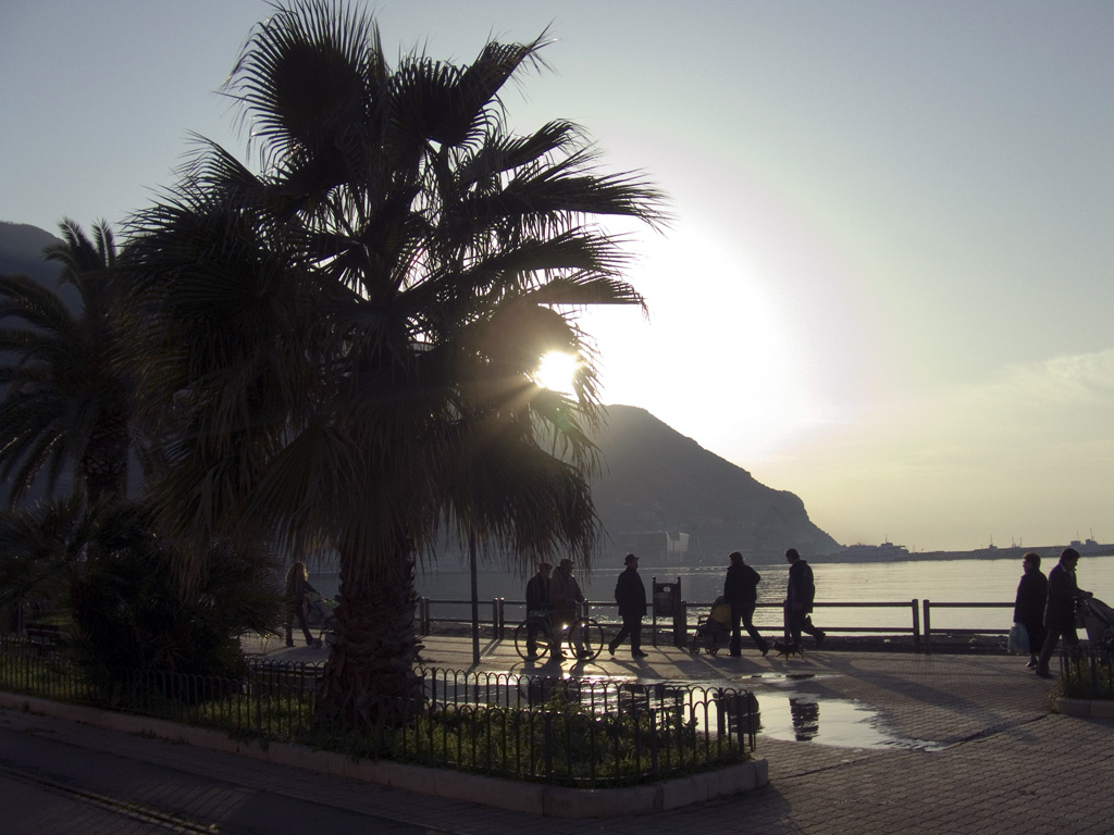 Passeggiata in villa comunale.